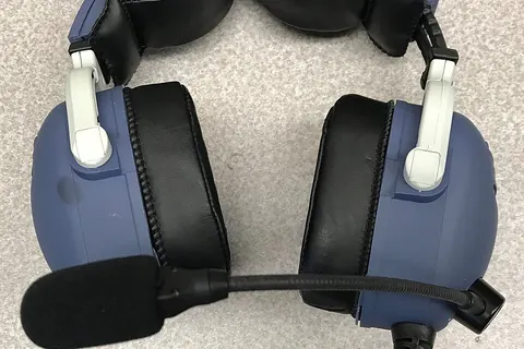 Communication headset for support