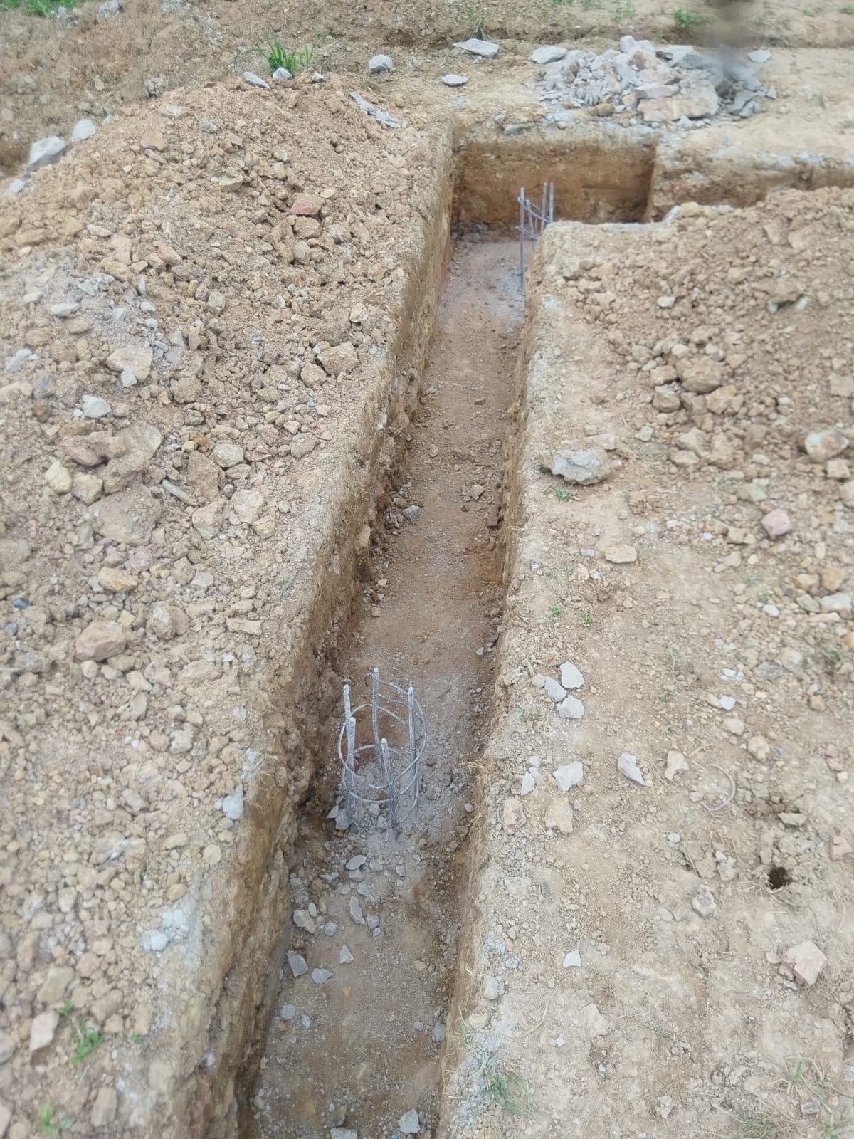 Early foundation trench