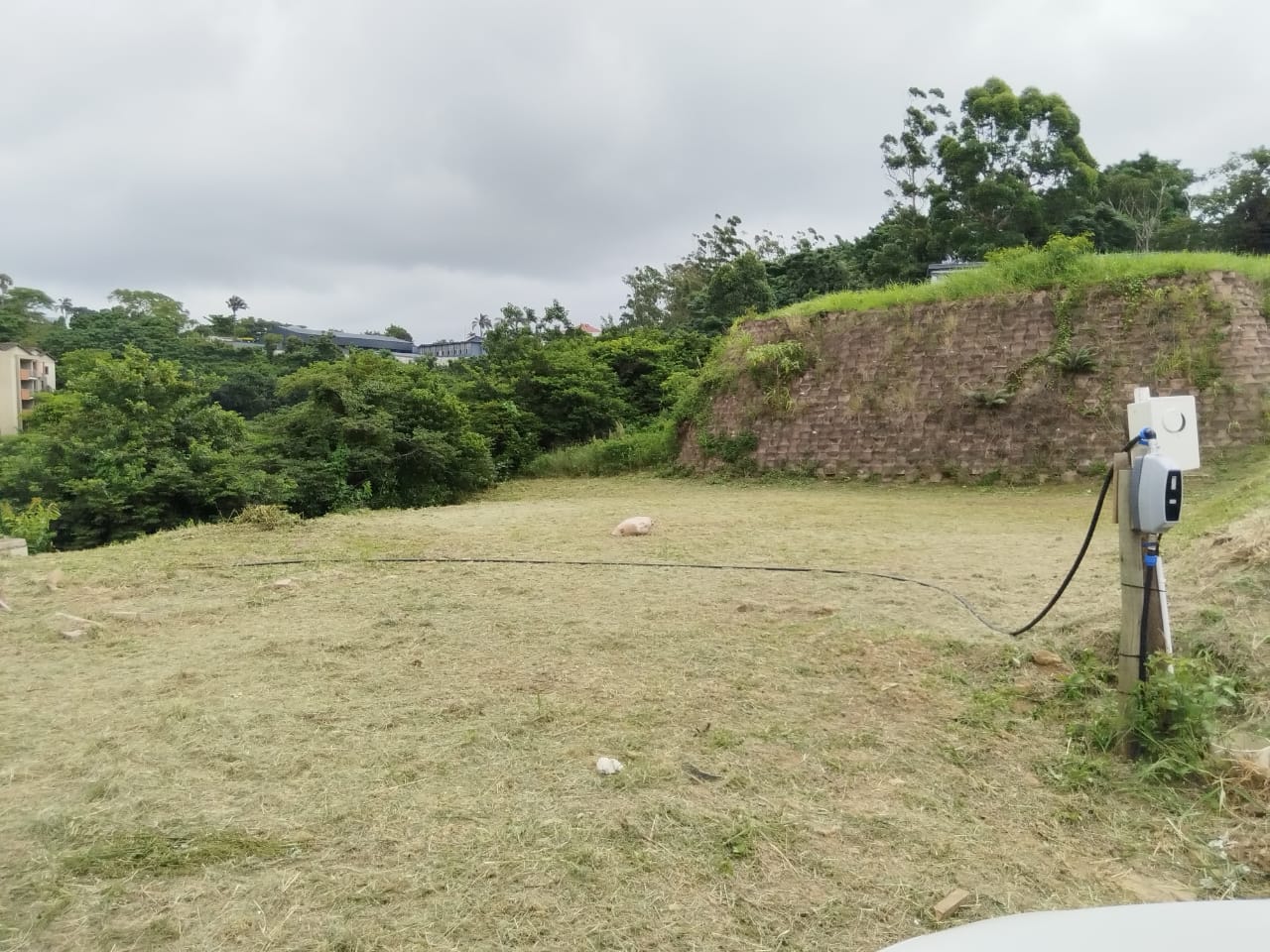 Prepared property site before construction