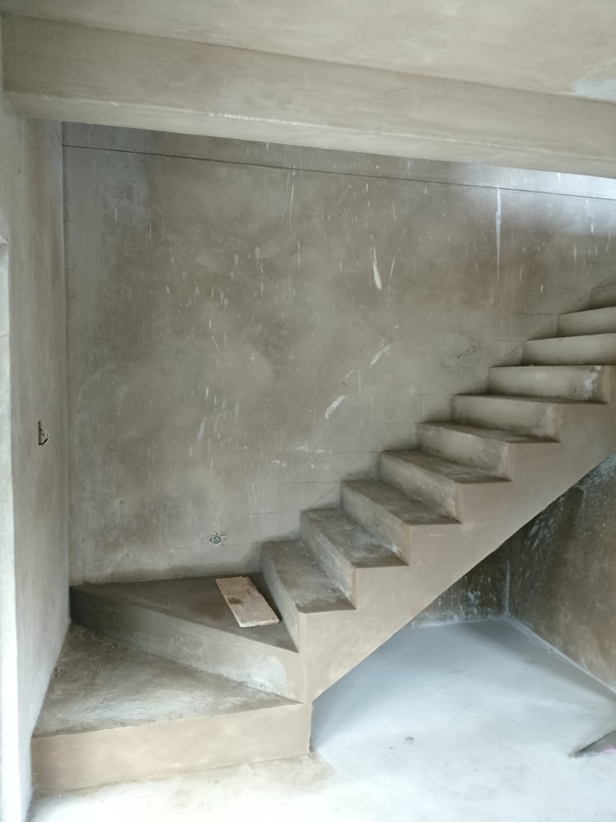 Interior staircase before final finishing